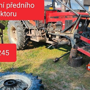 Zetor UR1 schwere Allradachse reparieren (CZ mit Untertiteln)